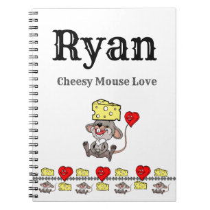 Caderno Espiral Notebook De Papel De Moldagem Com Mouse Cheesy