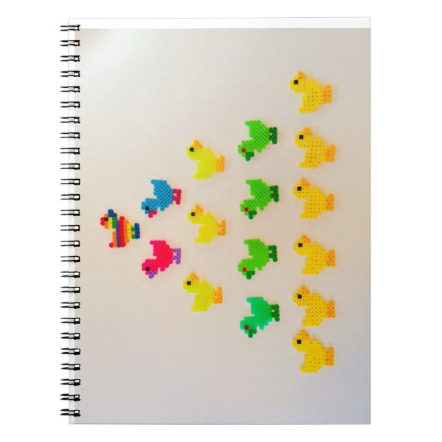 Caderno Espiral Notebook de parada de pata (Frente)