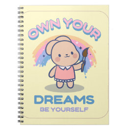 Caderno Espiral Notebook de pastel bonito