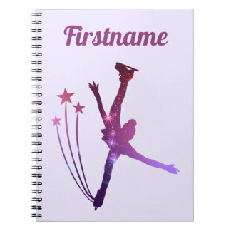 Caderno Espiral Notebook de patinação gráfica - Árabe roxo