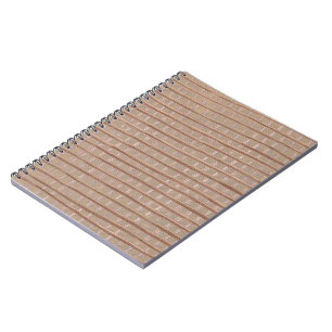 Caderno Espiral Notebook de pintura artístico Tan Burlap