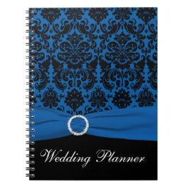 Caderno Espiral Notebook de Planejador de Casamento tema damasco A