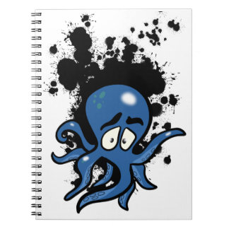 Caderno Espiral Notebook de polvo azul