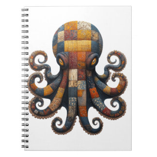 Caderno Espiral Notebook de Polvo de Patchwork