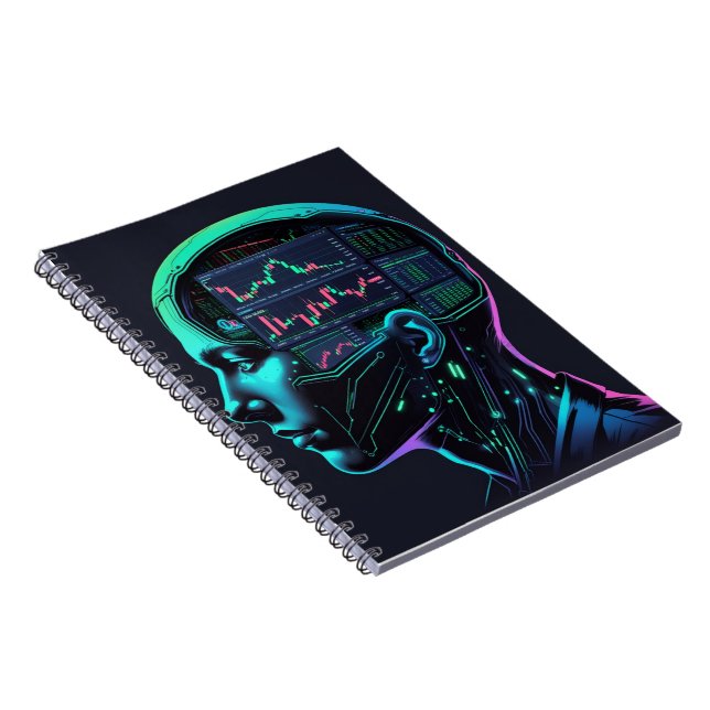 Caderno Espiral Notebook de potência de mente comercial - Gráfico  (Lado Direito)