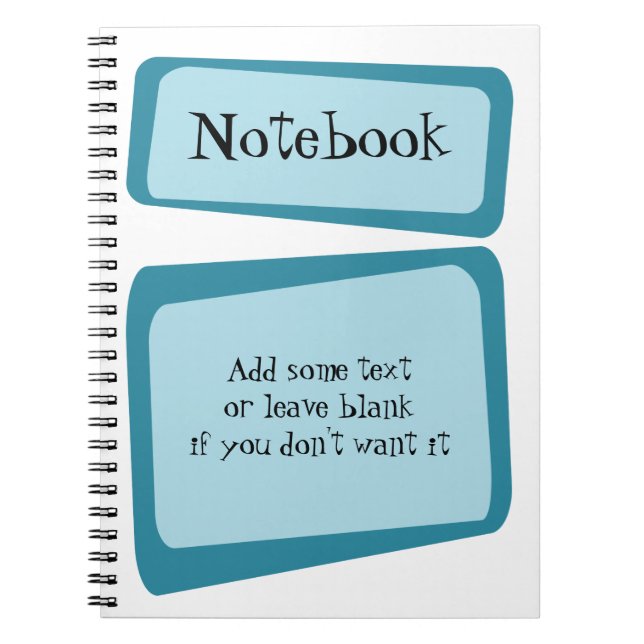 Caderno Espiral Notebook de quadrados cruzados (Frente)