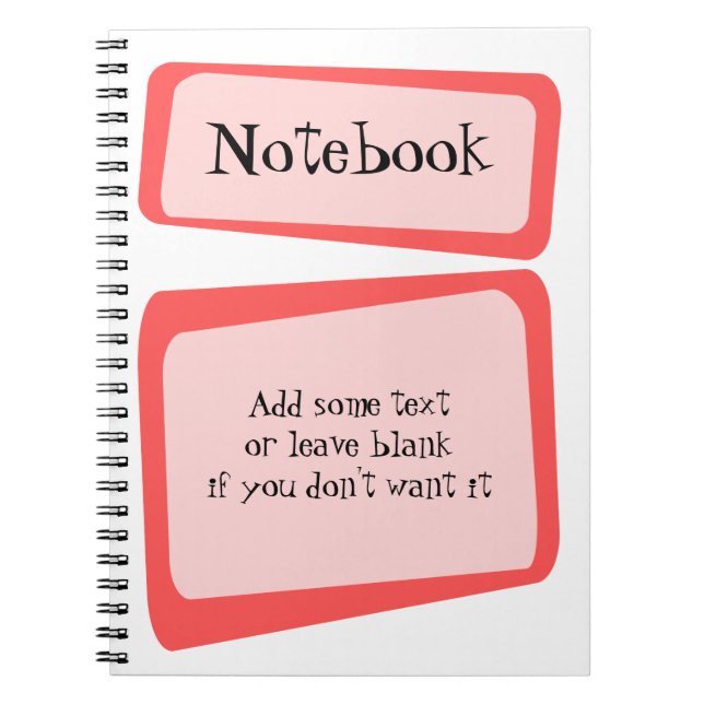 Caderno Espiral Notebook de quadrados cruzados (Frente)