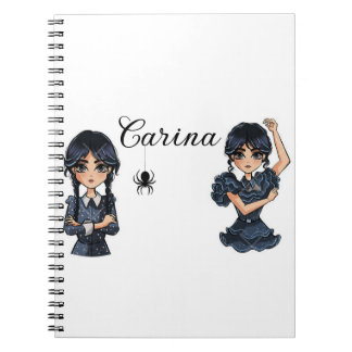 Caderno Espiral Notebook de quarta-feira