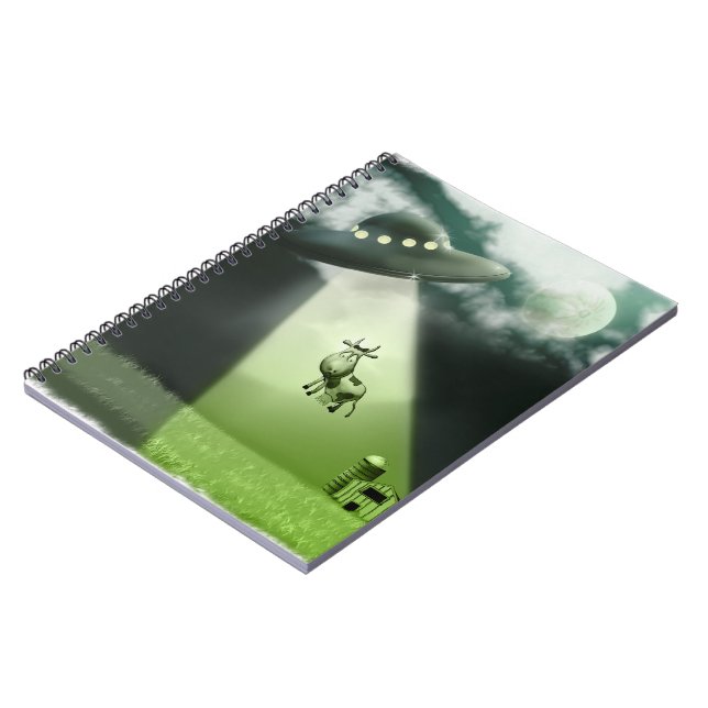 Caderno Espiral Notebook de rapto de ovelhas em quadrinhos (Left Side)