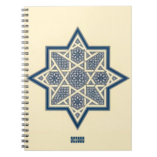 Caderno Espiral Notebook de reflexão marroquino - Uma pequena arte