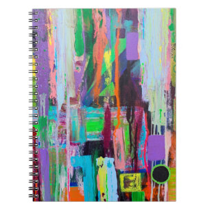 Caderno Espiral Notebook de risco roxo
