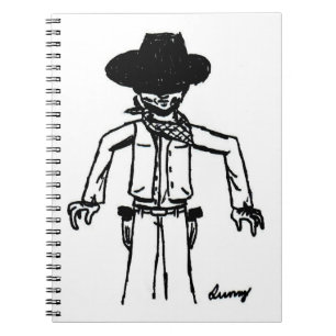 Caderno Espiral Notebook de Sketch Cowboy