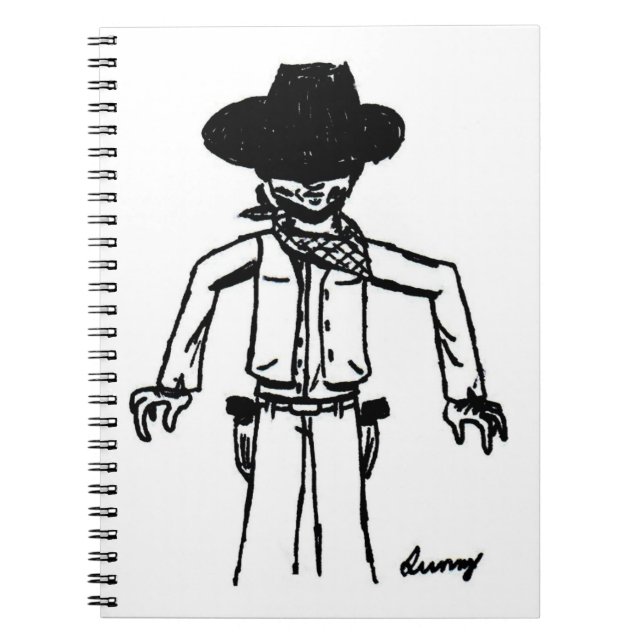 Caderno Espiral Notebook de Sketch Cowboy (Frente)