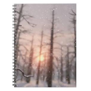 Caderno Espiral Notebook de sonho de uma noite de inverno