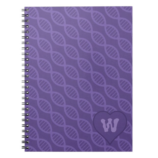 Caderno Espiral Notebook de strips de DNA (Frente)