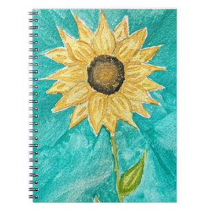 Caderno Espiral Notebook de Sunflower Spiral