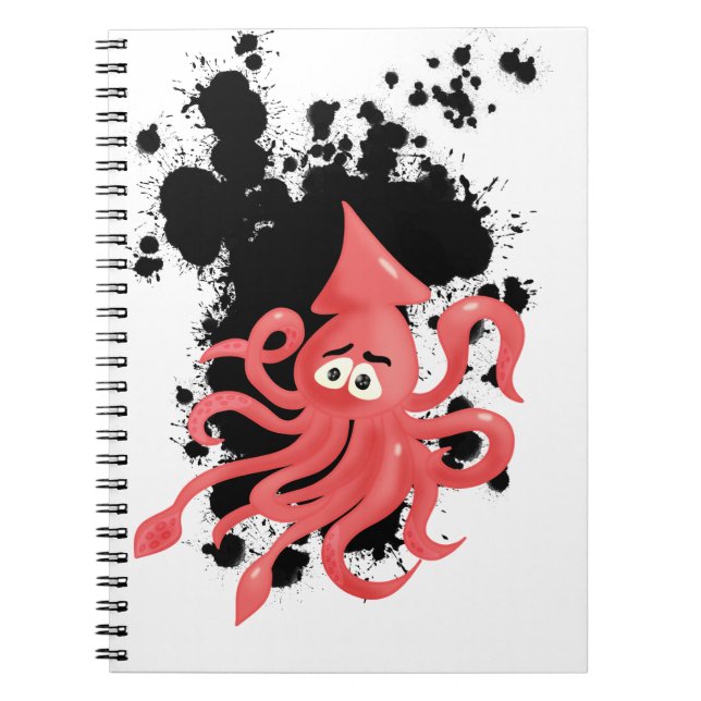 Caderno Espiral Notebook de Tinta Lula (Frente)