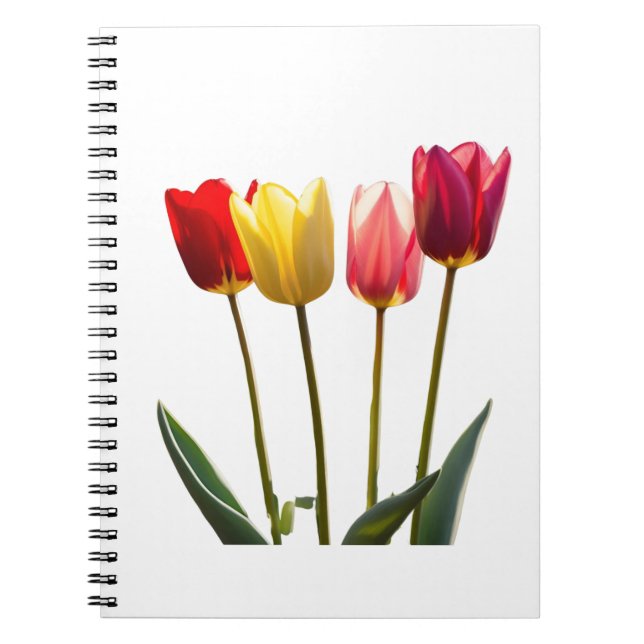 CADERNO ESPIRAL NOTEBOOK DE TULIP (Frente)