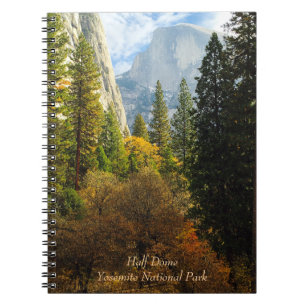 Caderno Espiral Notebook de Vazio Half Dome (Parque Nacional de Yo
