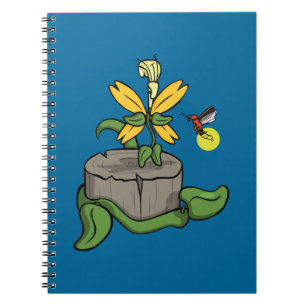 Caderno Espiral Notebook de Verão com primavera saudações