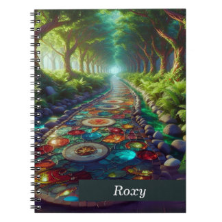 Caderno Espiral Notebook de vidro fixo