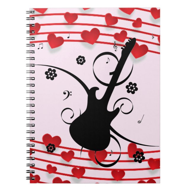 Caderno Espiral Notebook de violão (Frente)
