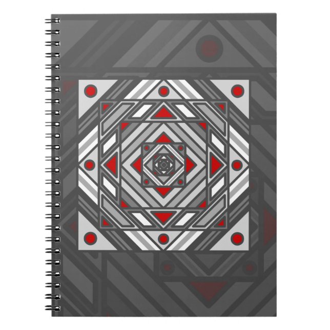 Caderno Espiral Notebook de Visão do Túnel (Frente)