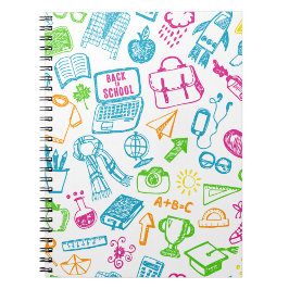 Caderno Espiral Notebook De Volta Para A Escola