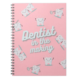 Caderno Espiral notebook dentário