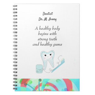 Caderno Espiral Notebook Dentistas e Especialistas em Boca
