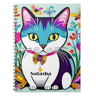 Caderno Espiral Notebook Design Personalizado Para Gatos