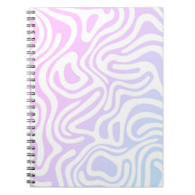 Notebook design simples e elegante abstrato espira
