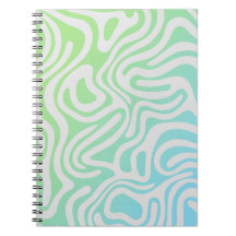 Notebook design simples e elegante abstrato espira