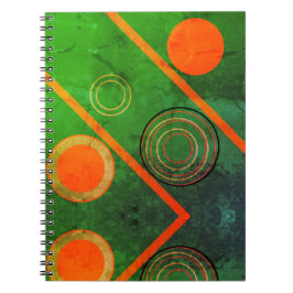 Caderno Espiral notebook, design verde