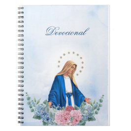 Caderno Espiral Notebook Devocional Nossa Senhora da Graça