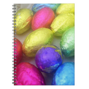 Caderno Espiral Notebook/Diário 'Cores de Páscoa'