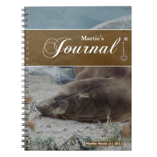Caderno Espiral Notebook Diário - Leão do mar
