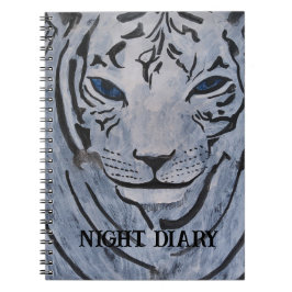 CADERNO ESPIRAL NOTEBOOK DIÁRIO NOTURNO POR PAULA REILLY.