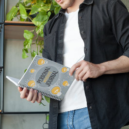 Caderno Espiral Notebook Diário Personal Insights Lightbulb