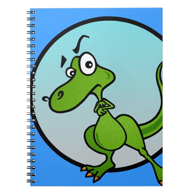 CADERNO ESPIRAL NOTEBOOK DINOSSAUR SPIRAL DA FUNNCARTOON (Frente)
