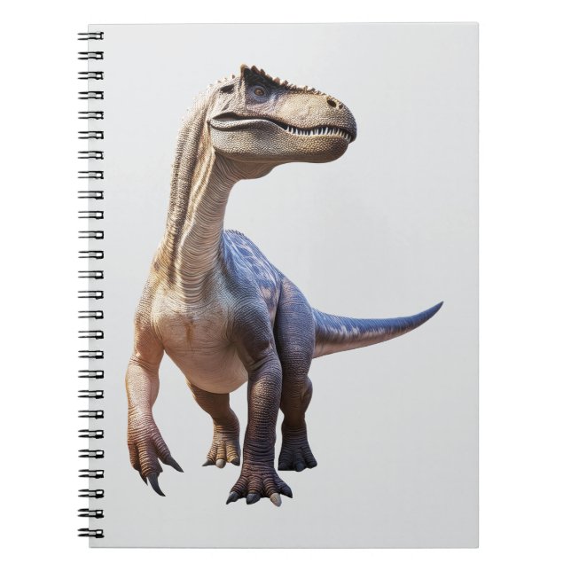 Caderno Espiral Notebook Dinossauro 6,5 x 8,75 Polegadas (Frente)