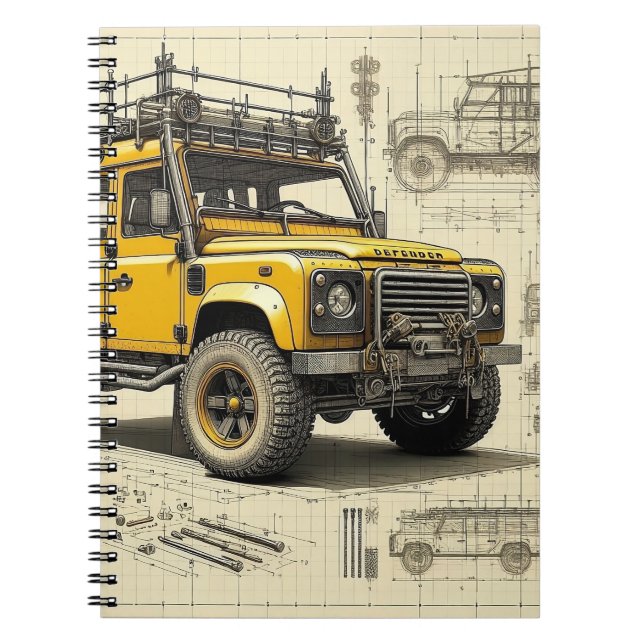 Caderno Espiral Notebook do Concept Defender (Frente)