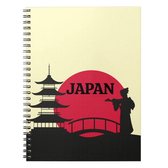Caderno Espiral Notebook do Japão (Frente)