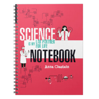 Caderno Espiral Notebook do Laboratório Personalizado de Física de