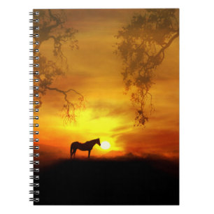 Caderno Espiral Notebook do sudoeste do cavalo
