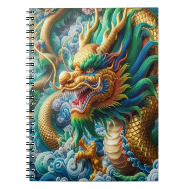 Caderno Espiral Notebook Dragão (Frente)