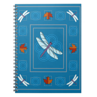 Caderno Espiral Notebook Dragonfly Ripples