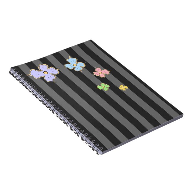Caderno Espiral notebook Dream Flowers (Lado Direito)