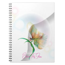Notebook Dreamy Pastel Butterfly