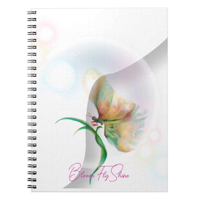 Caderno Espiral Notebook Dreamy Pastel Butterfly (Frente)